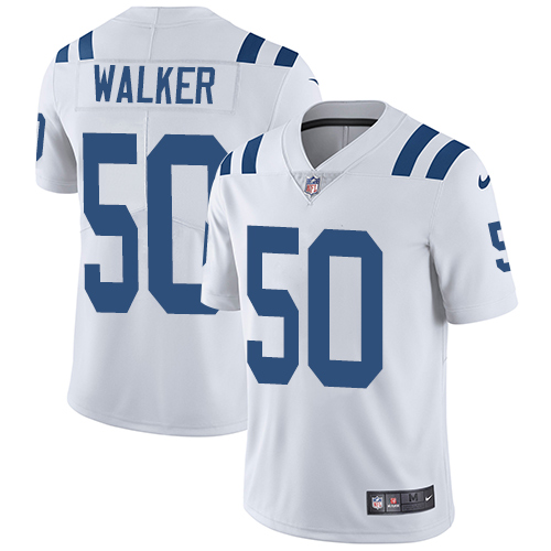 Indianapolis Colts #50 Limited Anthony Walker White Nike NFL Road Youth Vapor Untouchable jerseys->indianapolis colts->NFL Jersey